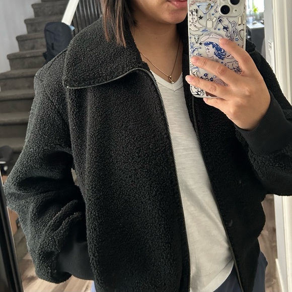 Uniqlo Fleece Bomber Jacket - Picture 1 of 4